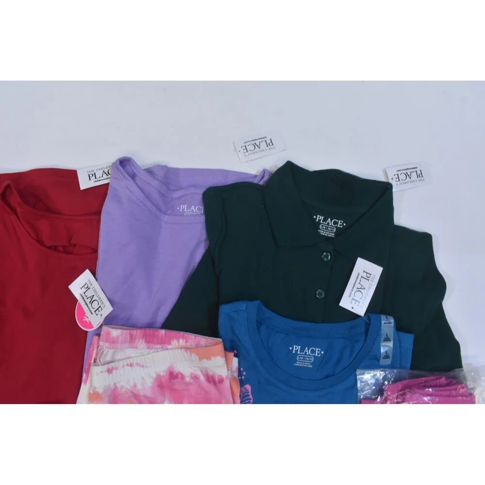 The Childrens Place Lot Of 12 Girls Size Large 10/12 Mixed Season Tops Bottoms